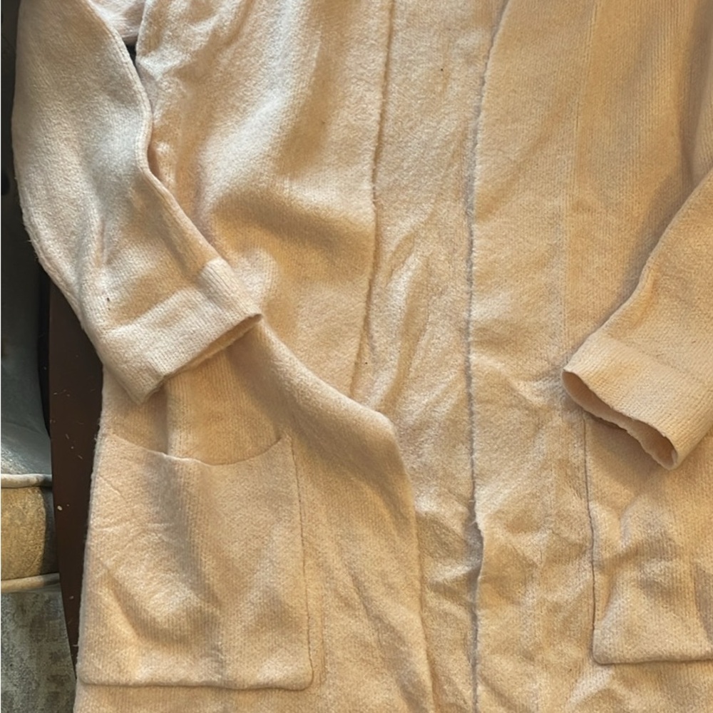 Cozy Light Pink Cardigan